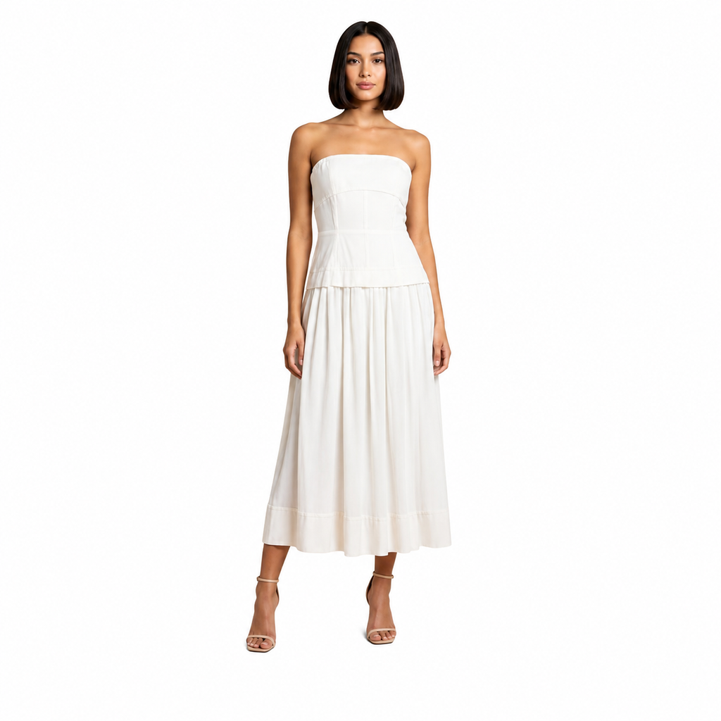 VESTIDO STRAPLE REGINNA