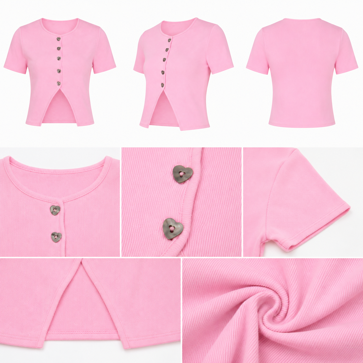 T-SHIRT ROSA AMELIA