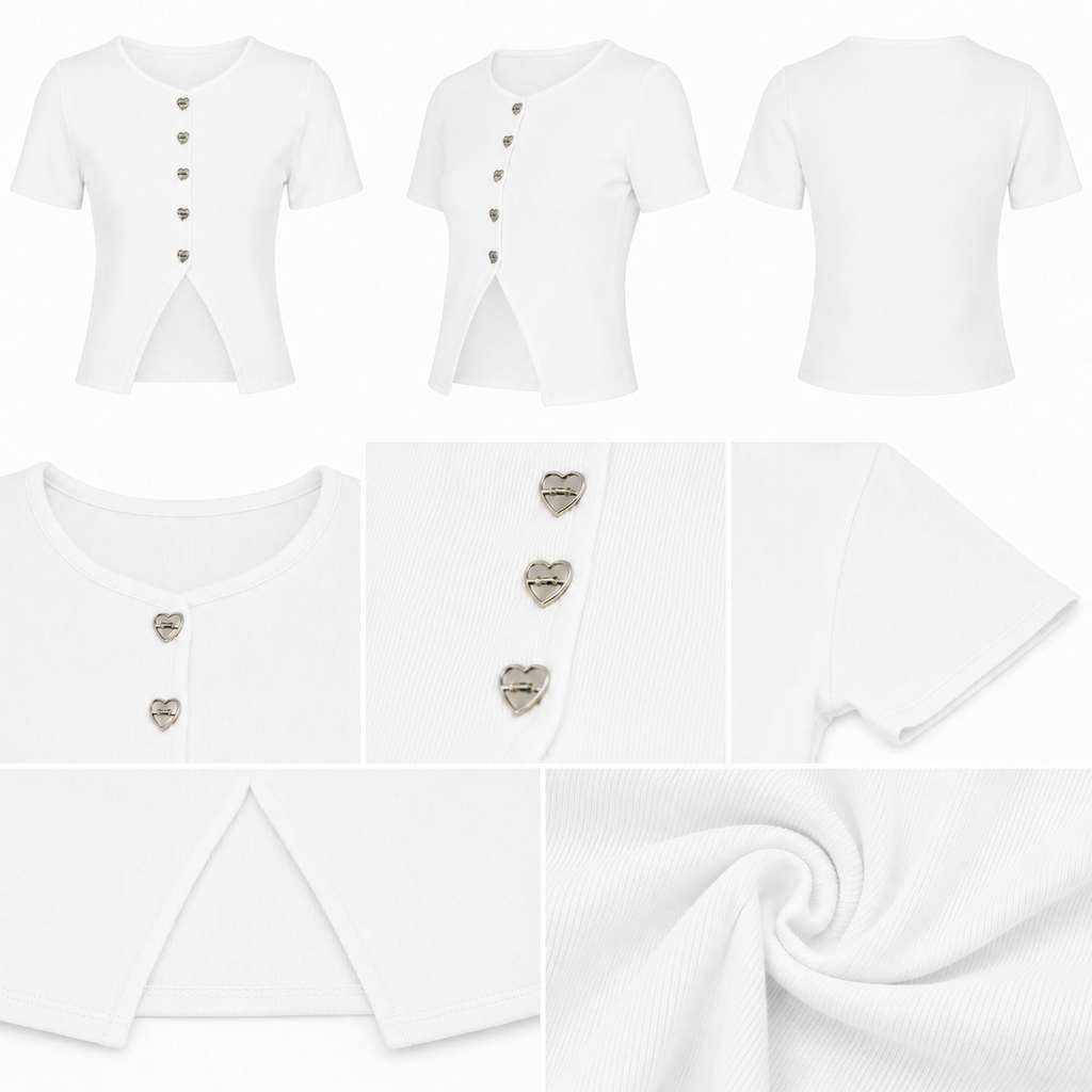 T-SHIRT BLANCA AMELIA