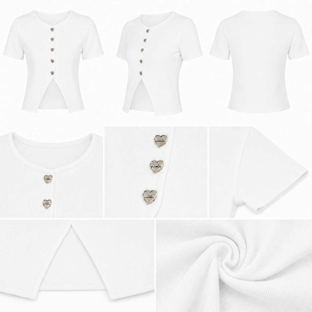 T-SHIRT BLANCA AMELIA